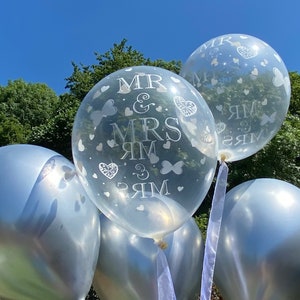 5 11 &quot;Mr und Mrs Hochzeitsballons, Ballons für Hochzeit, Hochzeitsdekorationen, Hochzeitsfotorequisiten, Hochzeitsempfang, modernes Hochzeitsdeko