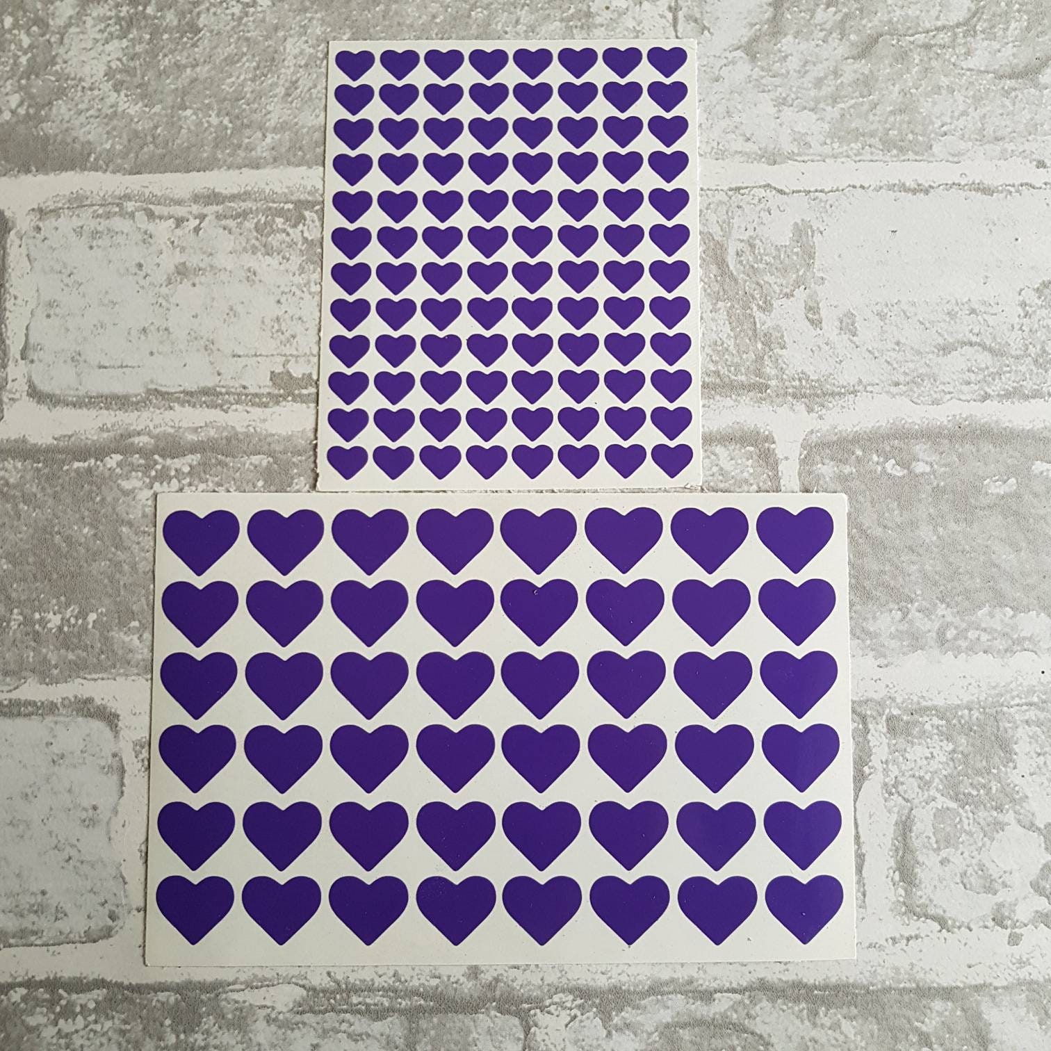 96 heart stickers heart stickers for planner vinyl stickers etsy