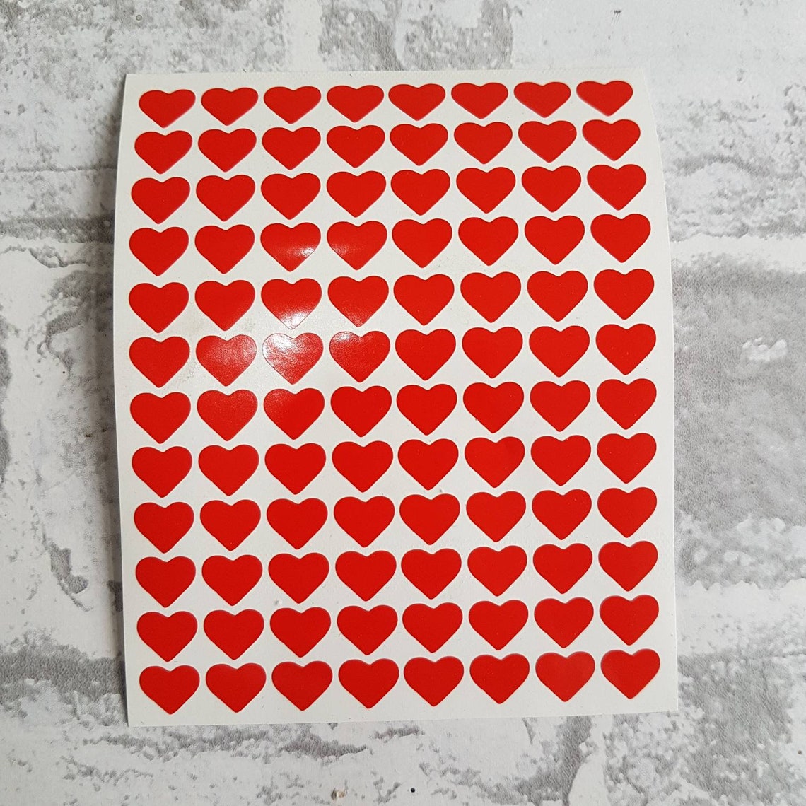 96 Heart Stickers Heart Stickers For Planner Vinyl Stickers Etsy