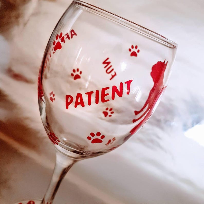 Personalised French Bulldog Wine Glass, French Bulldog Gifts, Christmas Gift For Dog Lovers, Wine Glasses, Dog Wine Glass, Wine Lover Gift, image 3
