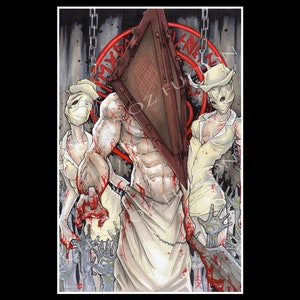 pyramid head 02 Poster for Sale by jibblyuniverse4