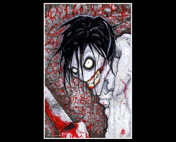 Free: Jeff the Killer Creepypasta Slenderman Illustration Drawing - Jeff   