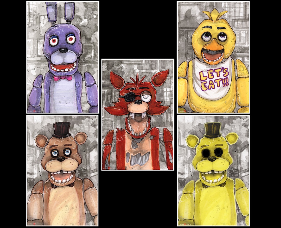 Five Nights at Freddy's - Celebrate Wall Poster with Push Pins