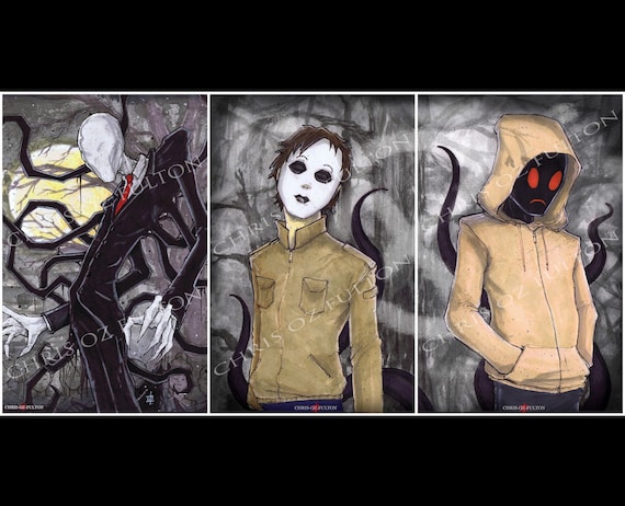 Hoodie Creepypasta Poster Print