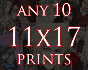 Any 10 11x17 Chris Oz Fulton Poster Prints! You Pick!