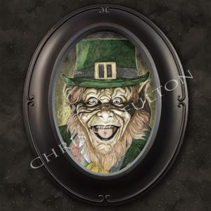 The Leprechaun Horror Movie Framed Art Print Chris Oz Fulton