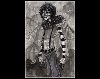 Laughing Jack Creepypasta Poster Print