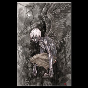 Hobo Heart Waiting Creepypasta Chris Oz Fulton Poster Art Print