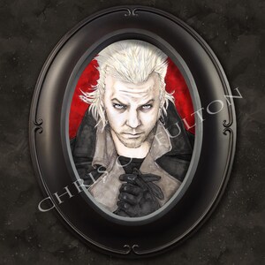 David Kiefer Sutherland The Lost Boys 11x17 Movie Poster Print Chris Oz Fulton 7.5x9 Framed