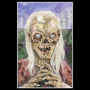 Tales from the Crypt The Crypt Keeper Horror Movie Poster Art Print by Chris Oz Fulton