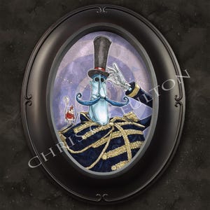 Coraline Mr Bobinsky Movie Framed Art Print Artist Chris Oz Fulton Signed