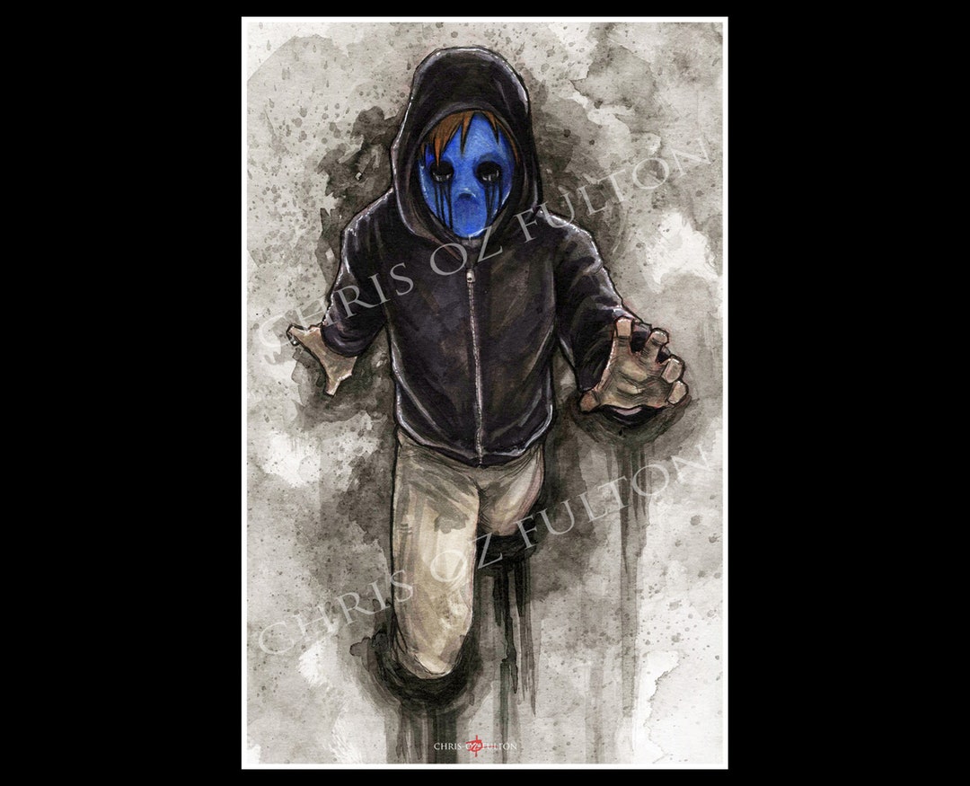 Eyeless Jack Creepypasta-posterafdruk - Etsy België, image size:1080x875