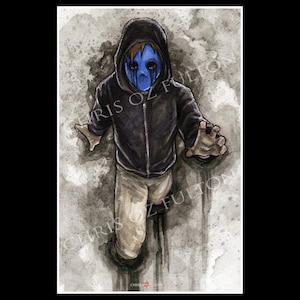 Eyeless Jack Creepypasta Poster Print