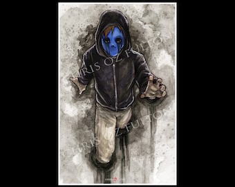 Eyeless Jack Creepypasta Poster Print
