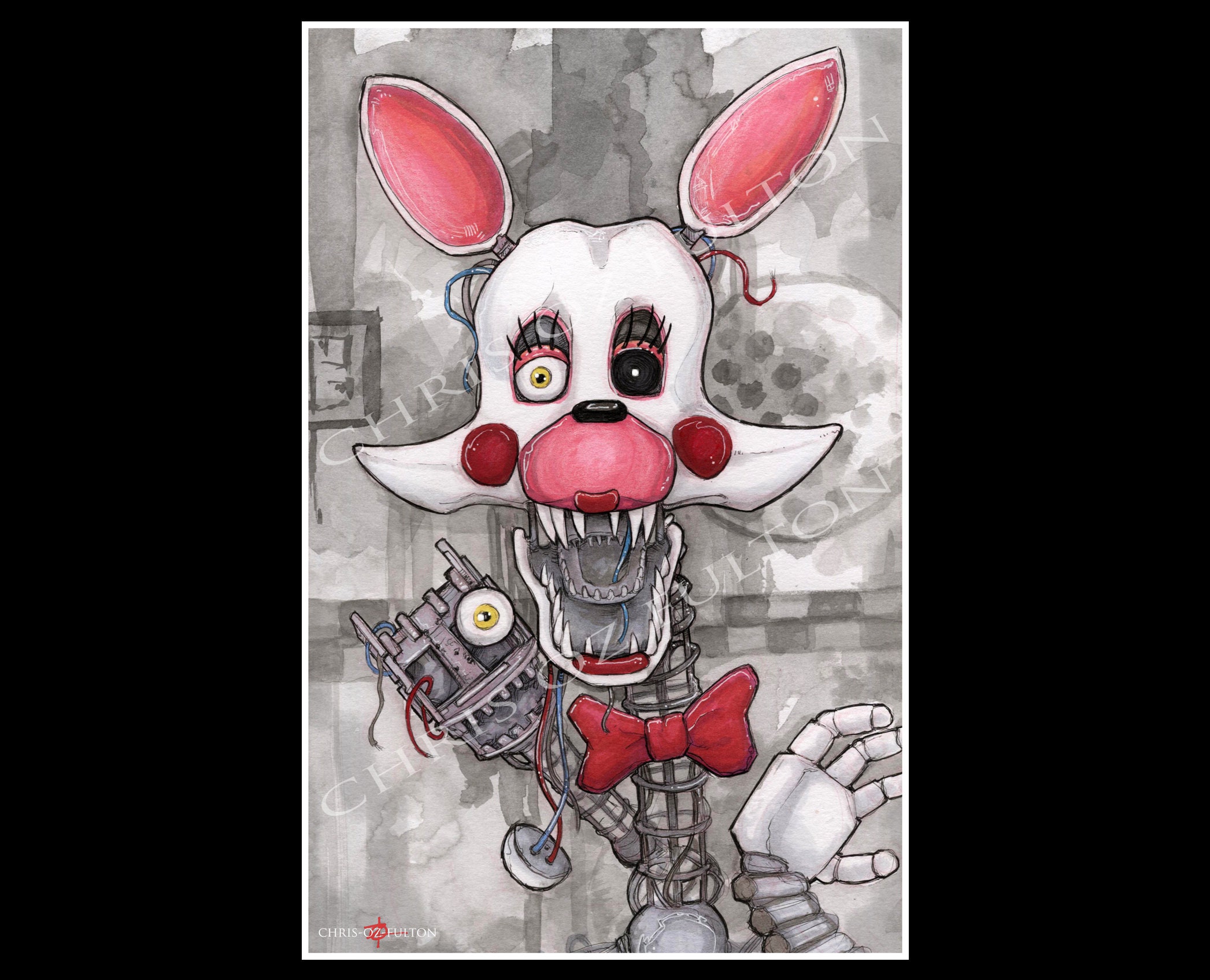 Margarine Luka is Mangle from Five Nights at Freddy's Art Print