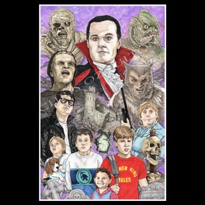 The Monster Squad Horror Movie 11x17 Poster Print Signed Chris Oz Fulton