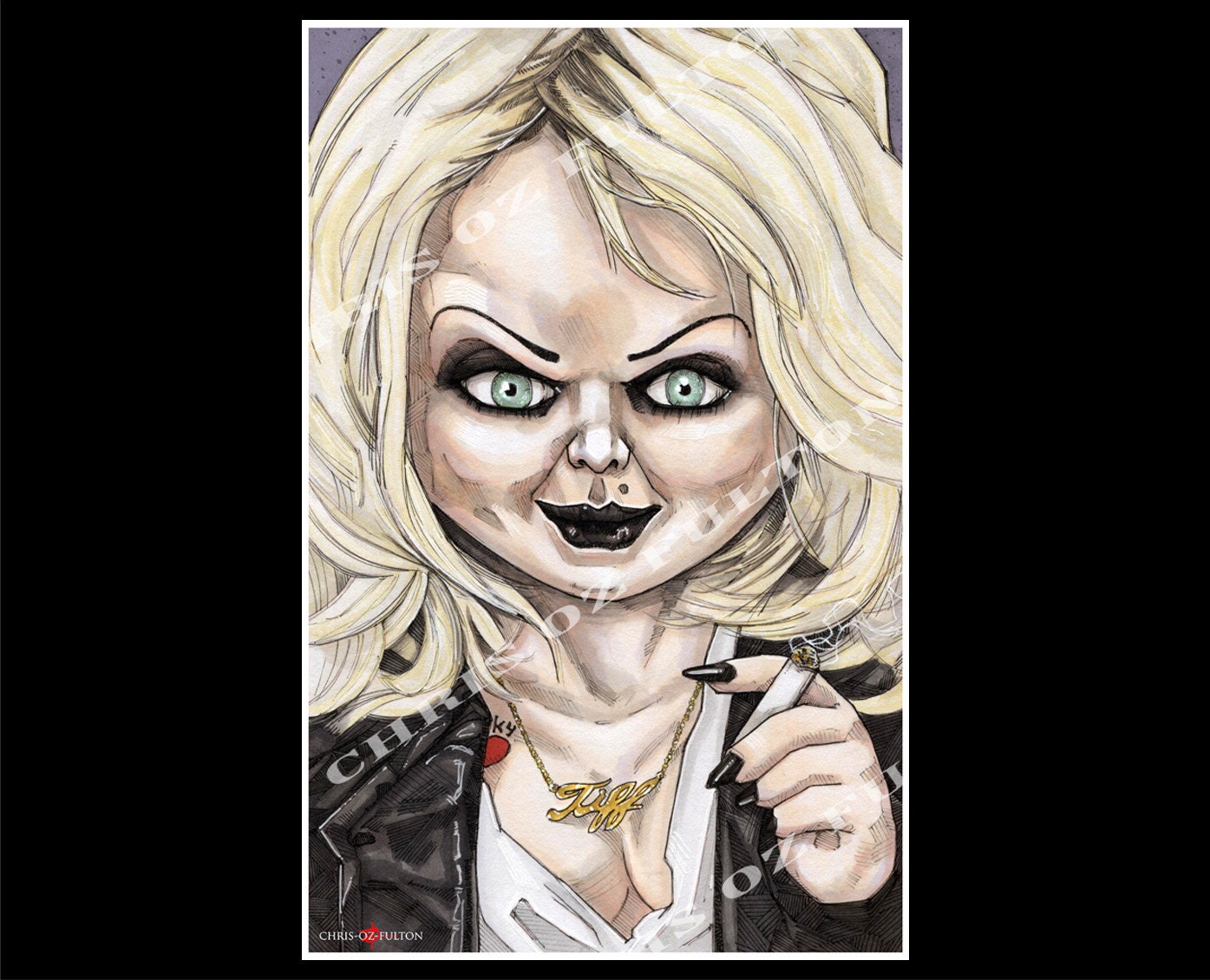 Bride of Chucky Tiffany Child's Play Movie Poster Art - Etsy