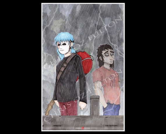 Sally Face Larry Johnson Video Game Poster Print Chris Oz Fulton