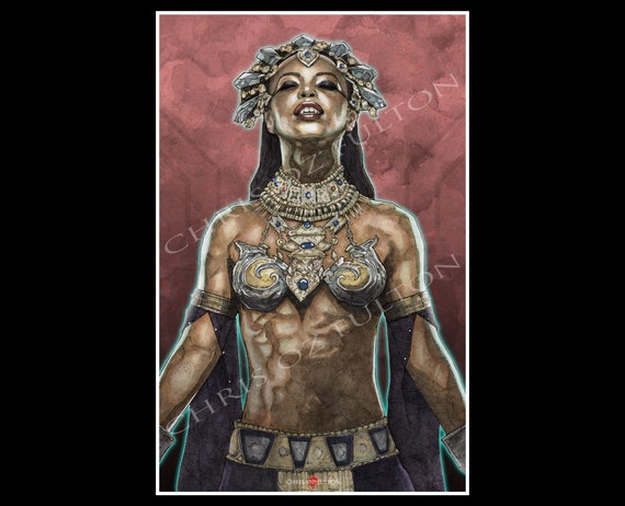 Akasha Queen of the Damned Horror Movie Poster Wall Art Print