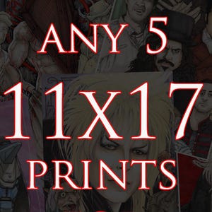 Any 5 11x17 Chris Oz Fulton Poster Prints! You Pick!