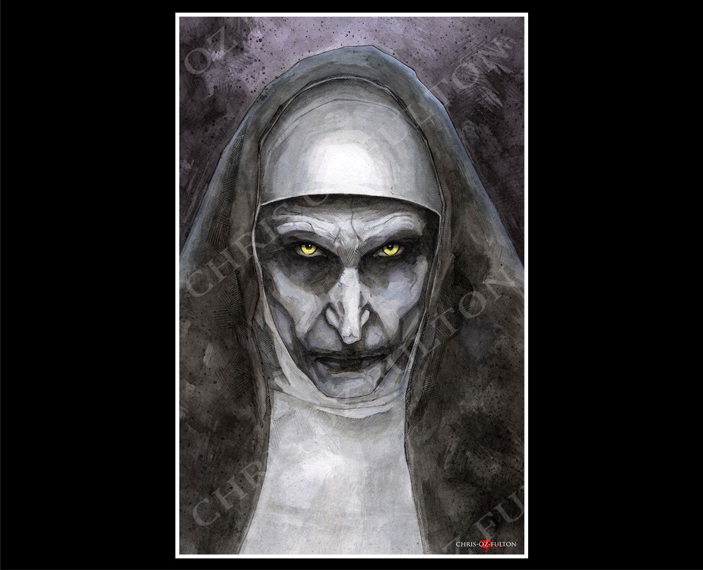 Buy Valak the Nun 11x17 Horror Movie Poster Wall Art Print Signed ...