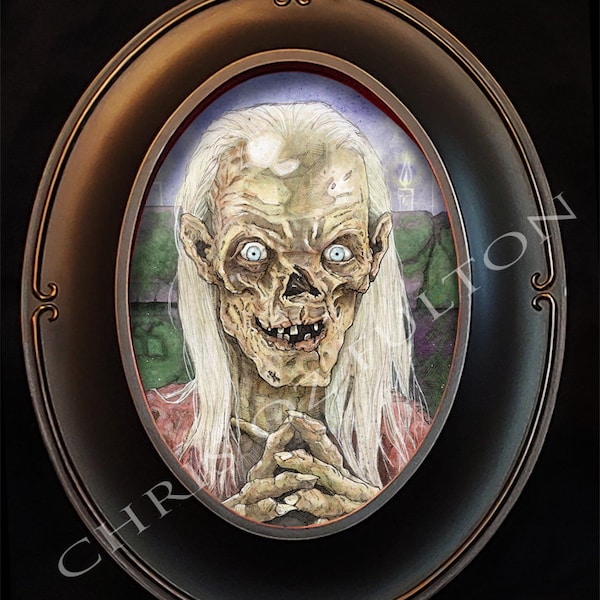 Cuentos de la cripta The Crypt Keeper Película de terror Lámina enmarcada Chris Oz Fulton