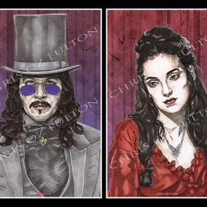 Bram Stokers Dracula Gary Oldman Horror Movie Poster Wall Art Print Signed by Artist Chris Oz Fulton
