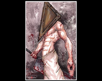 Silent Hill Pyramid Head Poster Print