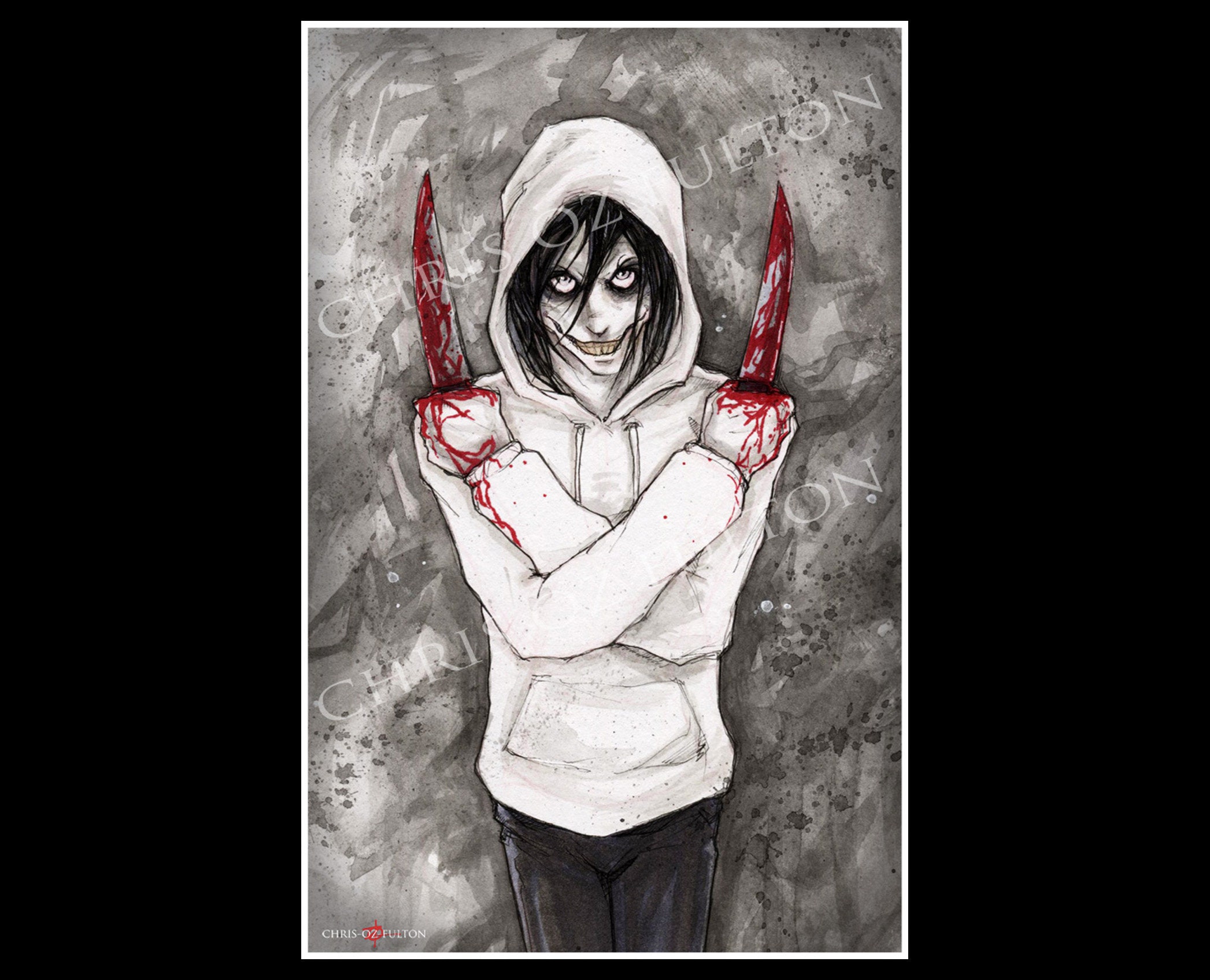 Jeff the Killer - Creepypasta - Posters and Art Prints