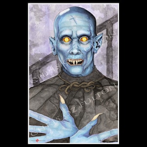 Barlow Salem&#39;s Lot 11x17 Horror Movie Poster Wall Art Print Signed by Artist Chris Oz Fulton