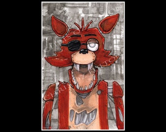 Five Nights At Freddy S Foxy Poster Print Etsy Five Nights At Freddy S Foxy Poster Print Etsy