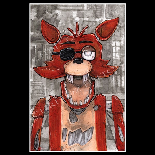 Five Nights at Freddy's Foxy Poster Print