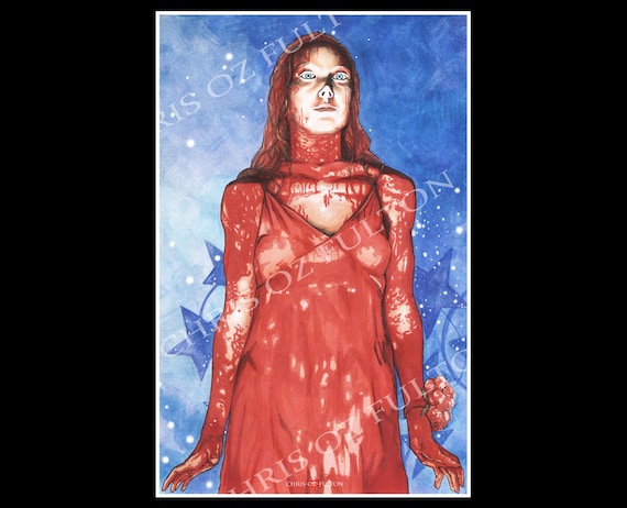 Carrie White Stephen King Horror Movie 11x17 Poster Art Print Chris Oz  Fulton 