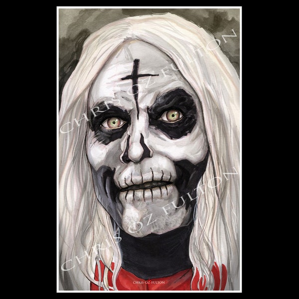 Otis B. Driftwood House of 1000 corpses Poster Print Chris Oz Fulton