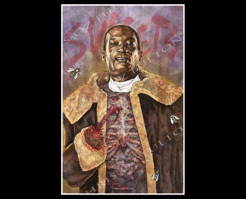 Candyman 11x17 Horror Movie Poster Wall Art Print Signed by Artist Chris Oz Fulton image 1