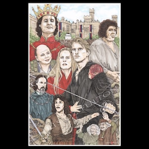 The Princess Bride 11x17 Poster Print Chris Oz Fulton
