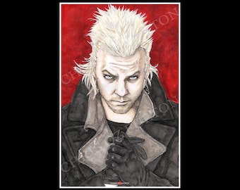 David Kiefer Sutherland The Lost Boys 11x17 Movie Poster Print Chris Oz Fulton