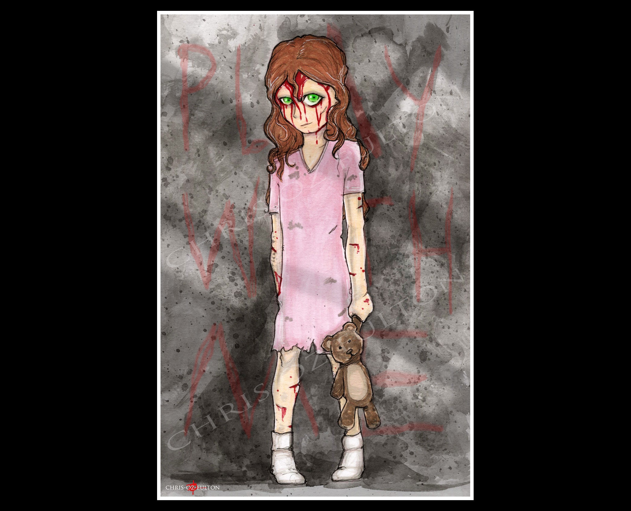 SALLY (CREEPYPASTA) Postcard for Sale by Skayda