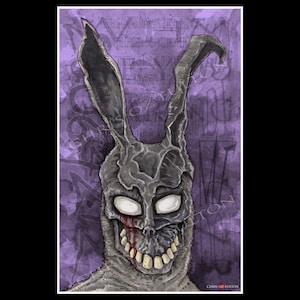 Donnie Darko Frank The Rabbit Movie Poster Print by Chris Oz Fulton
