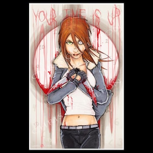 Clockwork Creepypasta Poster Art Print By Artist Chris Oz Fulton