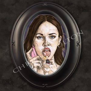 Jennifer&#39;s Body Horror Movie Framed Art Print Chris Oz Fulton