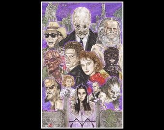 Nightbreed 11x17 Horror Movie Poster Wall Art Print Signed by Artist Chris Oz Fulton
