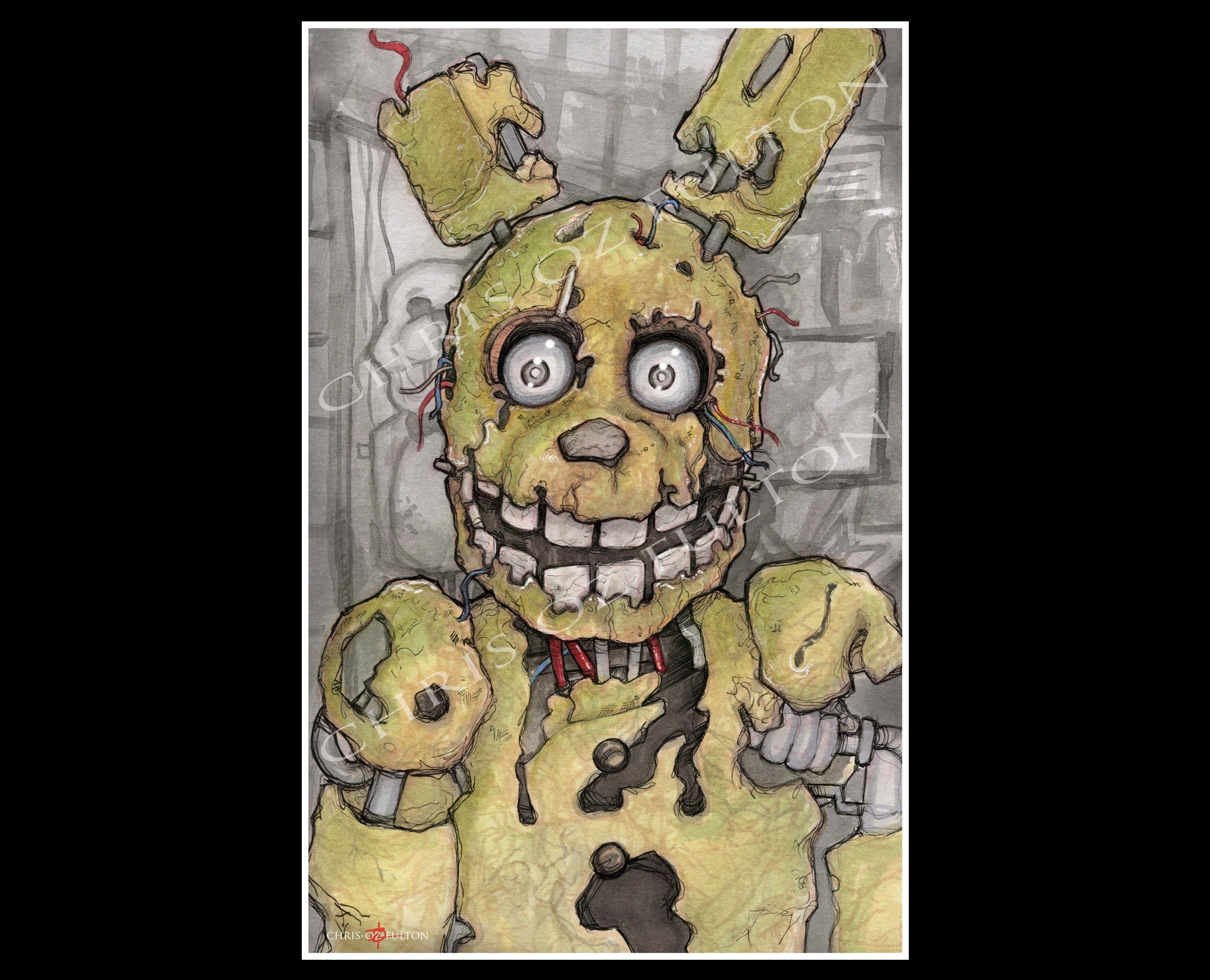 Five Nights At Freddys 4 Halloween Draw Edition by chrisGaming