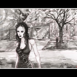 Jane The Killer Creepypasta Poster Art Print By Artist Chris Oz Fulton