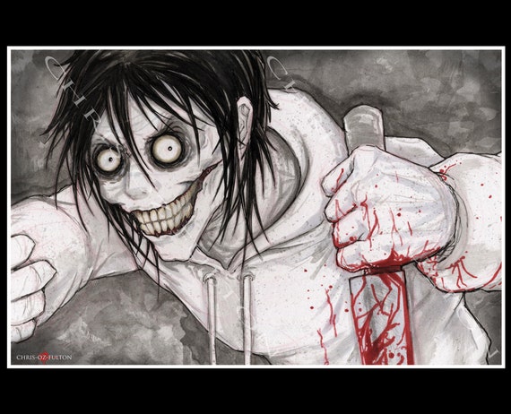 Jeff The Killer Poster Print