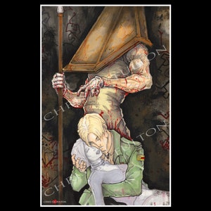 Silent Hill 2 Pyramid Head Poster Print