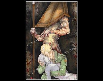 Silent Hill 2 Pyramid Head Poster Print