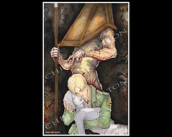 Impresión del póster de Silent Hill 2 Pyramid Head