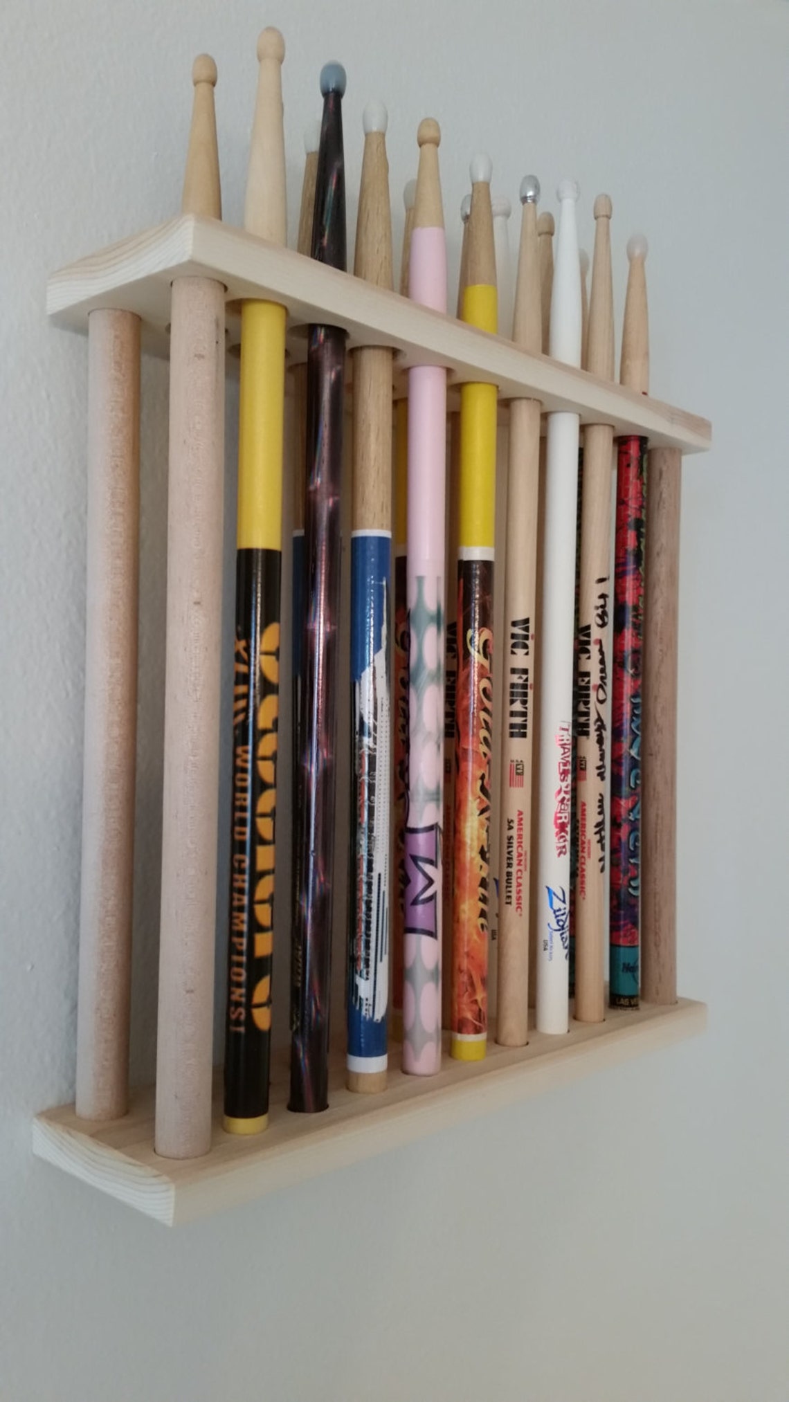 Drumstick display drumstick holder drummer drum stick Etsy