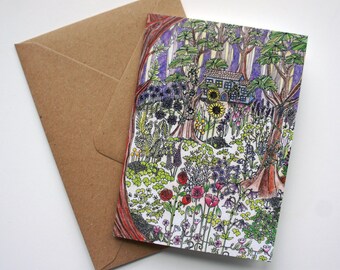 Secret Garden Greeting Card
